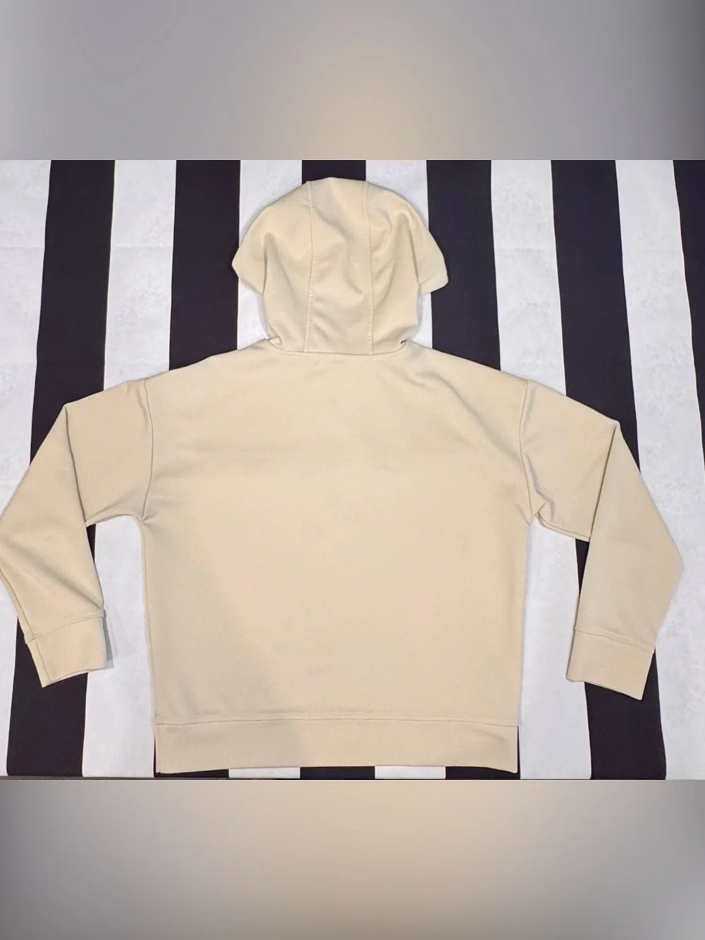 Mango Beige Hooded Sweatshirt with Front Flap Pockets - Picture 4 of 5